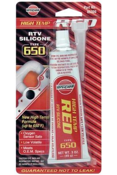 VERSACHEM High Temp Red Silicone  Yüksek ısı Kırmızı Silikon Conta 65309