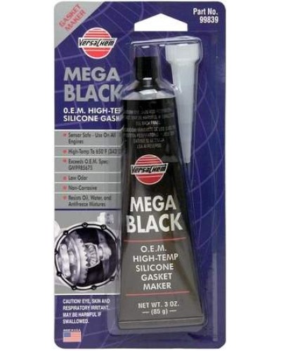 VERSACHEM Mega Black Silicone 99839 Siyah silikon conta