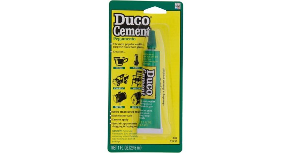 Duco Zement Haushaltskleber - Klarer Mehrzweckkleber - 29,5 Ml - 1